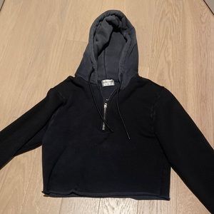 Perfectly worn crop sweater